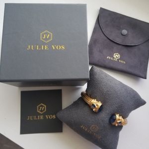 Julie Vos Byzantine Demi Hinge Cuff bracelet